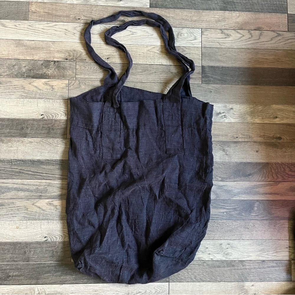 MOVING SALE • Flax by Jeanne Engelhart oversized market tote
